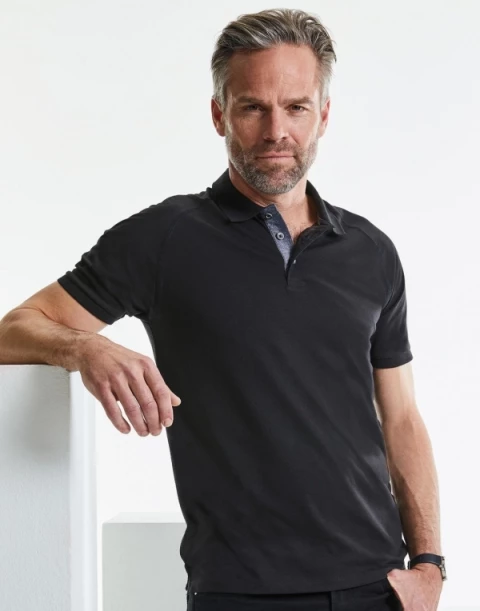 Koszulka męska Raglan Polo Russell