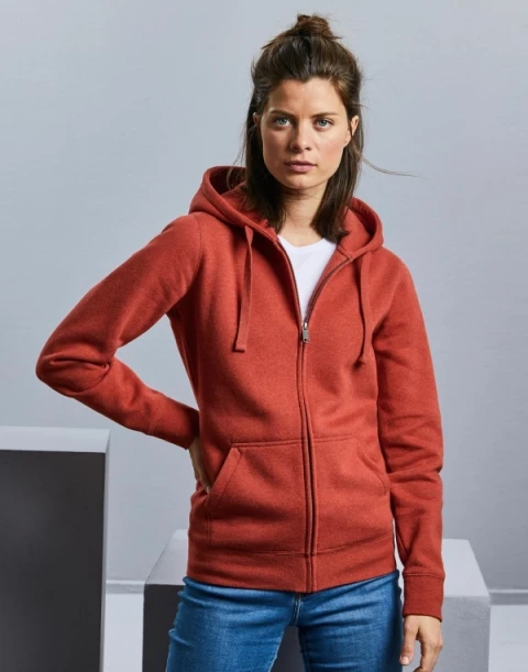 Damska bluza z kapturem rozpinana Authentic Melange Russell