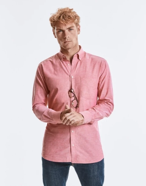 Koszula męska z długim rękawem Oxford Tailored Russell