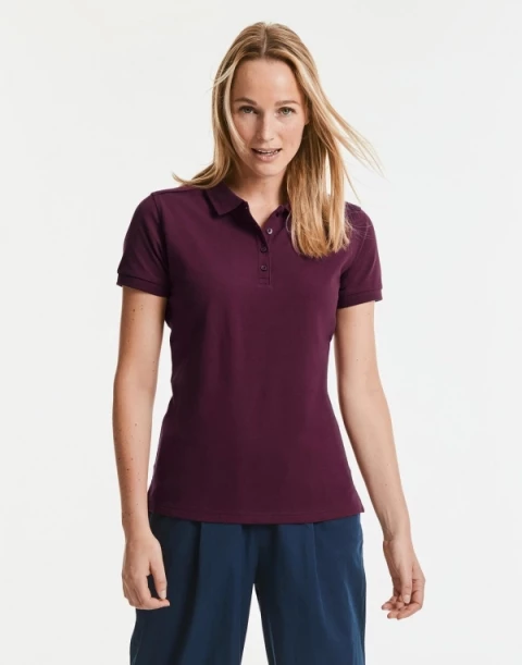 Koszulka damska Polo Tailored Stretch Russell