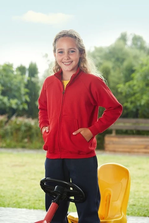 Dziecięca bluza rozpinana Sweat Jacket Fruit of the Loom