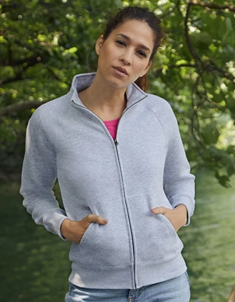 Bluza damska rozpinana Premium Zip Thru Sweat Fruit of the Loom