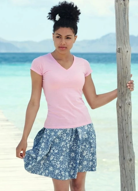 Koszulka damska V-Neck Fruit of the Loom