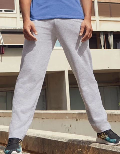 Spodnie dresowe męskie Lightweight Open Leg Jog Pants Fruit of the Loom