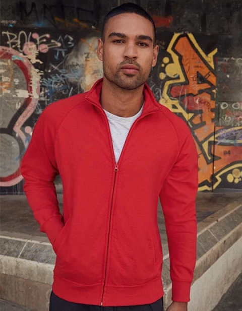 Lekka bluza męska Sweat Jacket Fruit of the Loom