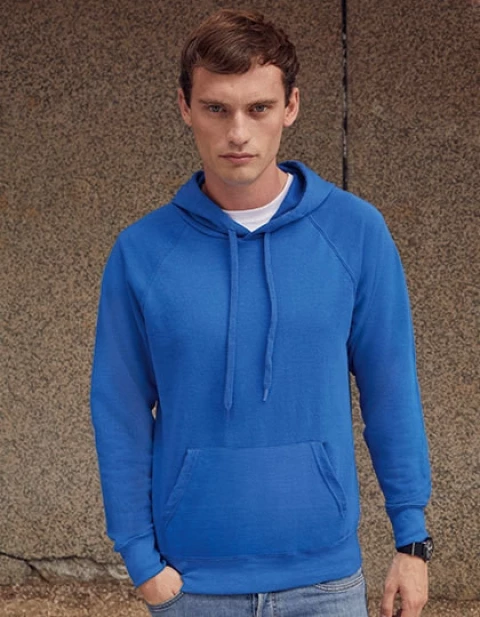 Bluza męska z lekkiego materiału z kapturem Lightweight Fruit of the Loom