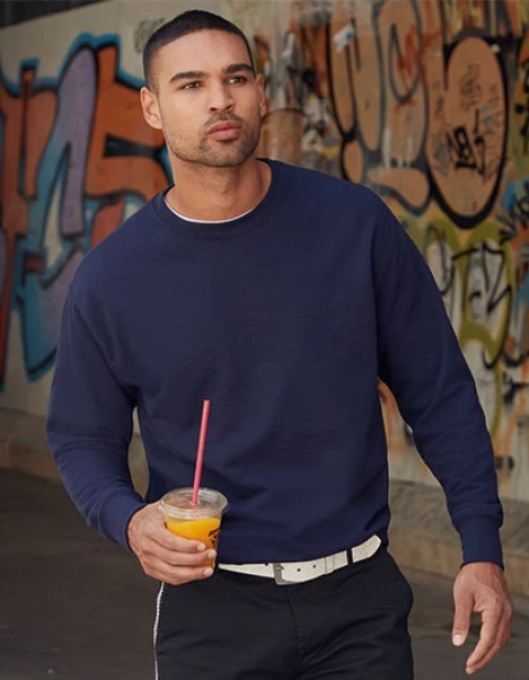 Lekka bluza męska Set-In Sweat Fruit of the Loom