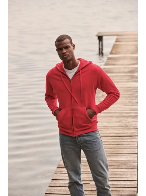 Bluza męska z kapturem Zip Through Hooded Sweat Fruit of the Loom